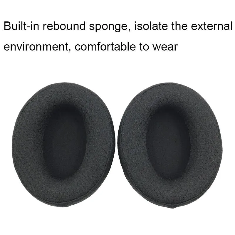 2-pack Foam Headset Earmuffs for Kingston Hyperx Cloud Mix / Flight s / Alpha - Football Print