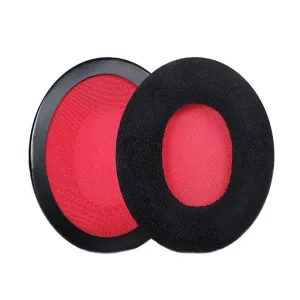 2-pack Headset Earmuffs for Kingston Hyperx Cloud Ii / Alpha / Flight / Stinger - Black & Red Velvet