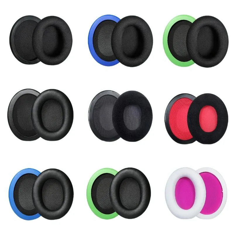 2-pack Headset Earmuffs for Kingston Hyperx Cloud Ii - White / Rose Red