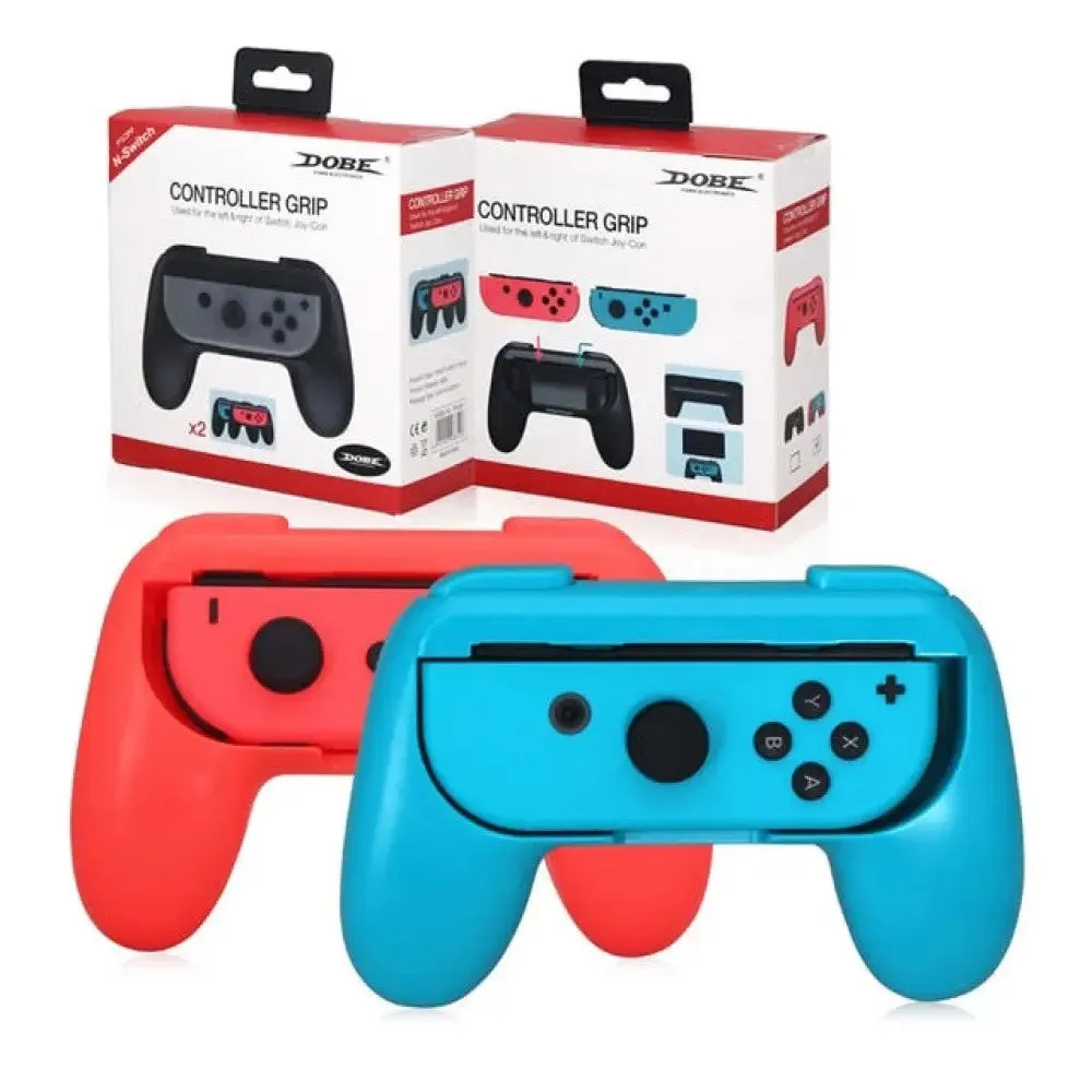 2 Pcs Wear-resistant Hand Holder Game Controller Handle Kit for Nintendo Switch