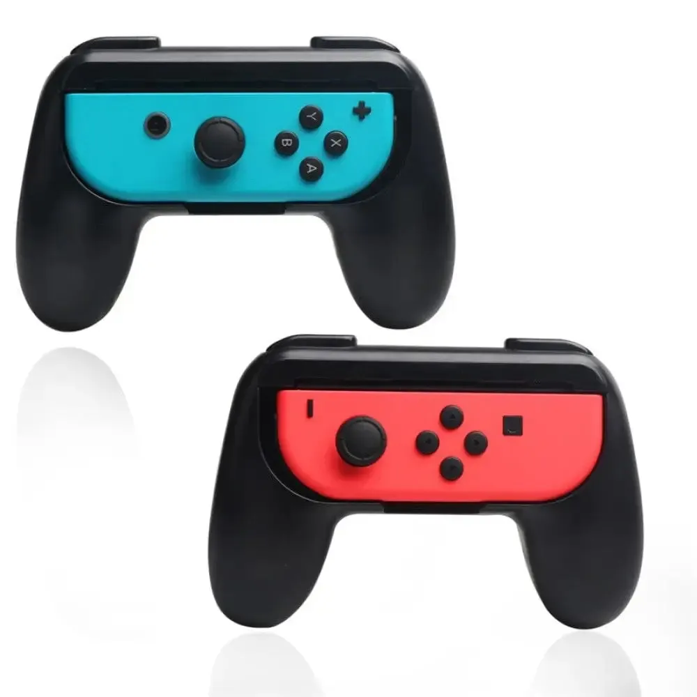 2 Pcs Wear-resistant Hand Holder Game Controller Handle Kit for Nintendo Switch