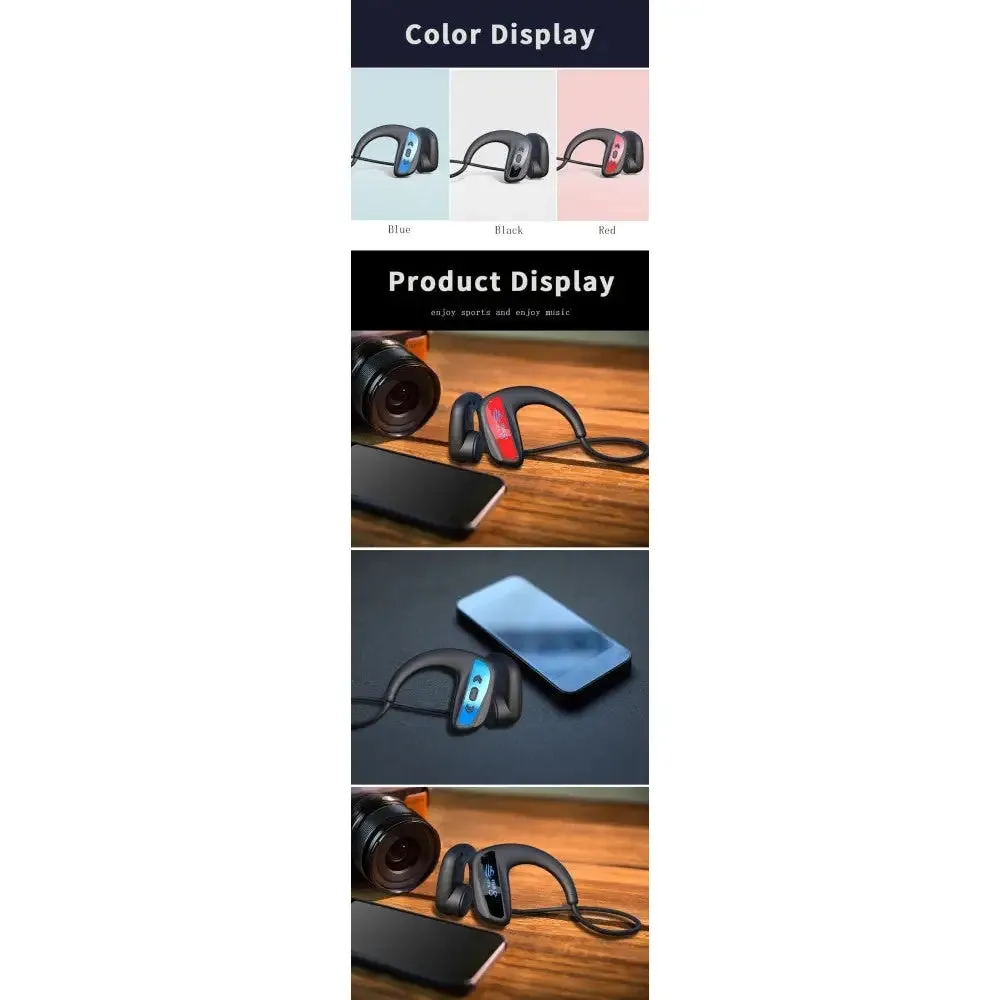 32gb Bone Conduction Wireless Waterproof Mp3 Music Player Swimming Bluetooth Headphone