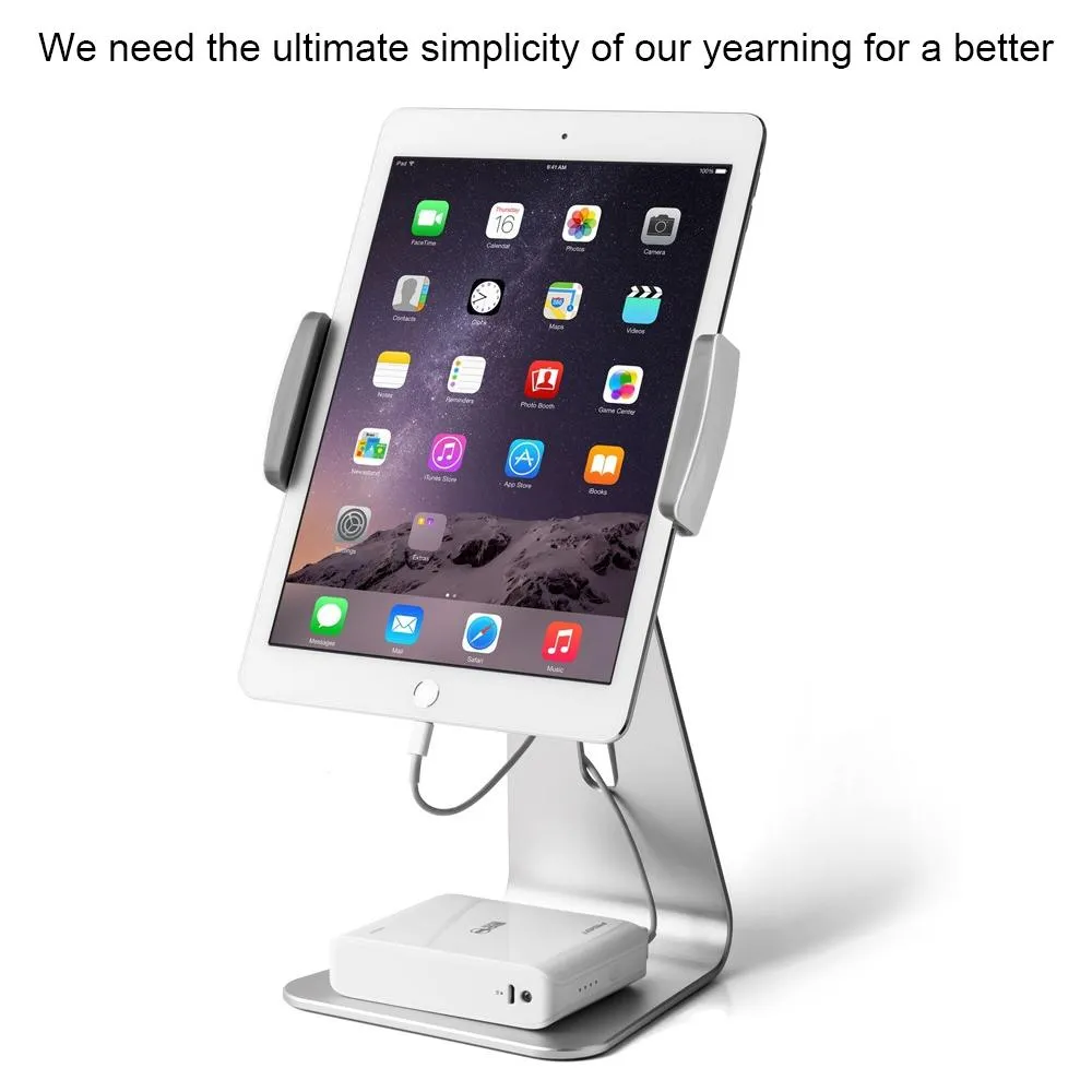 360 Degree Rotating Aluminum Tablet Stand | Universal 7-13 Inch