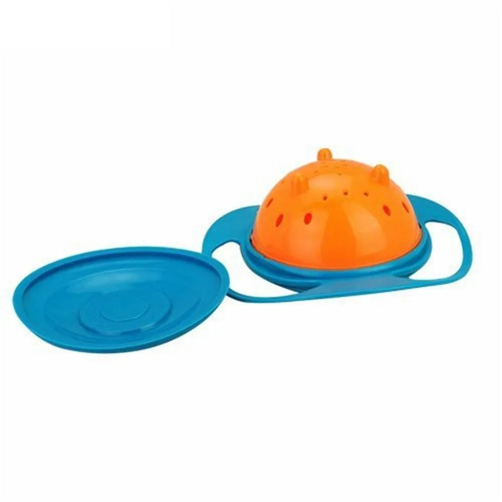 360 Degree Rotation Spill Resistant Gyro Bowl