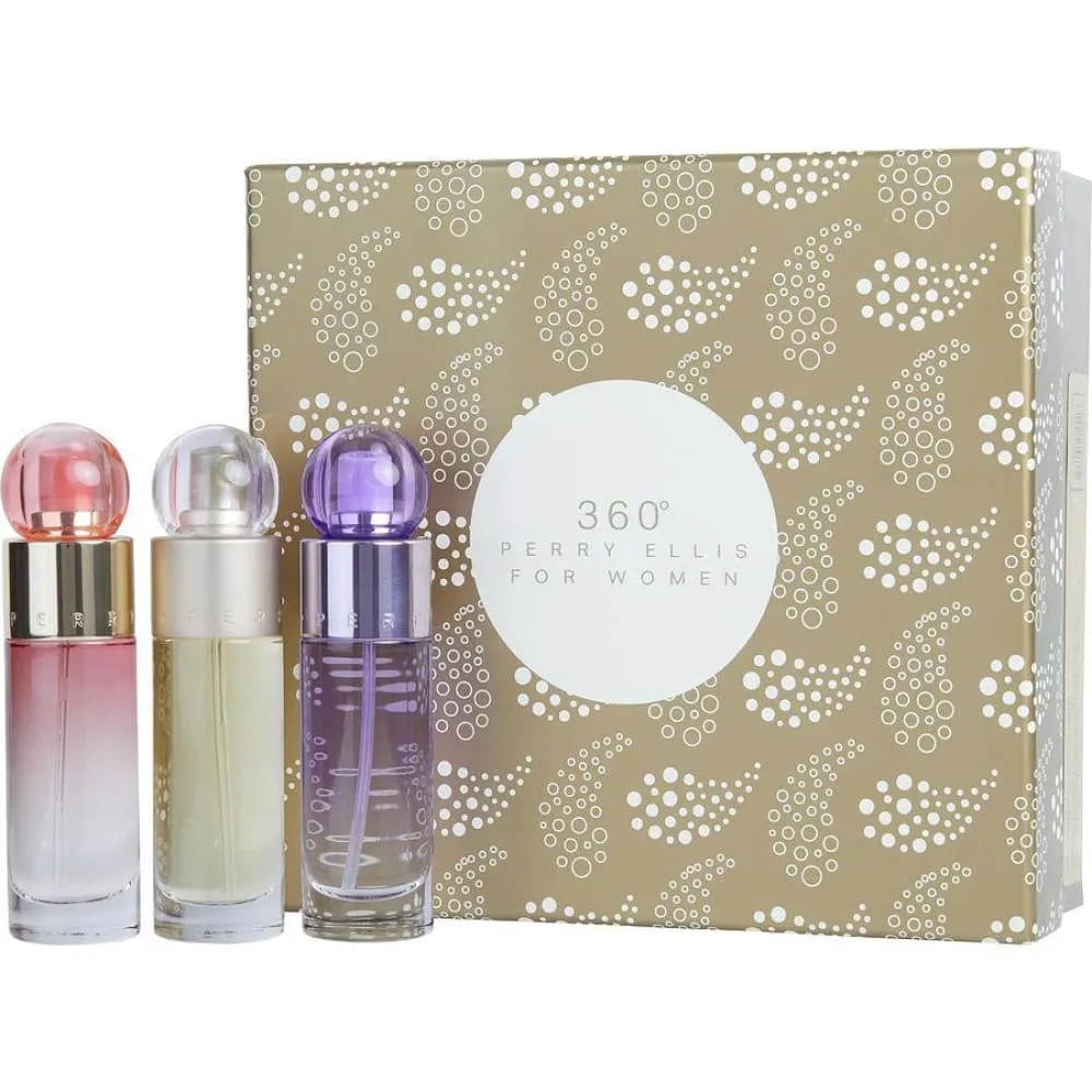 360 Gift Set by Perry Ellis for Women - 1 Oz Perry Ellis 360 Edt   1 Oz Perry
