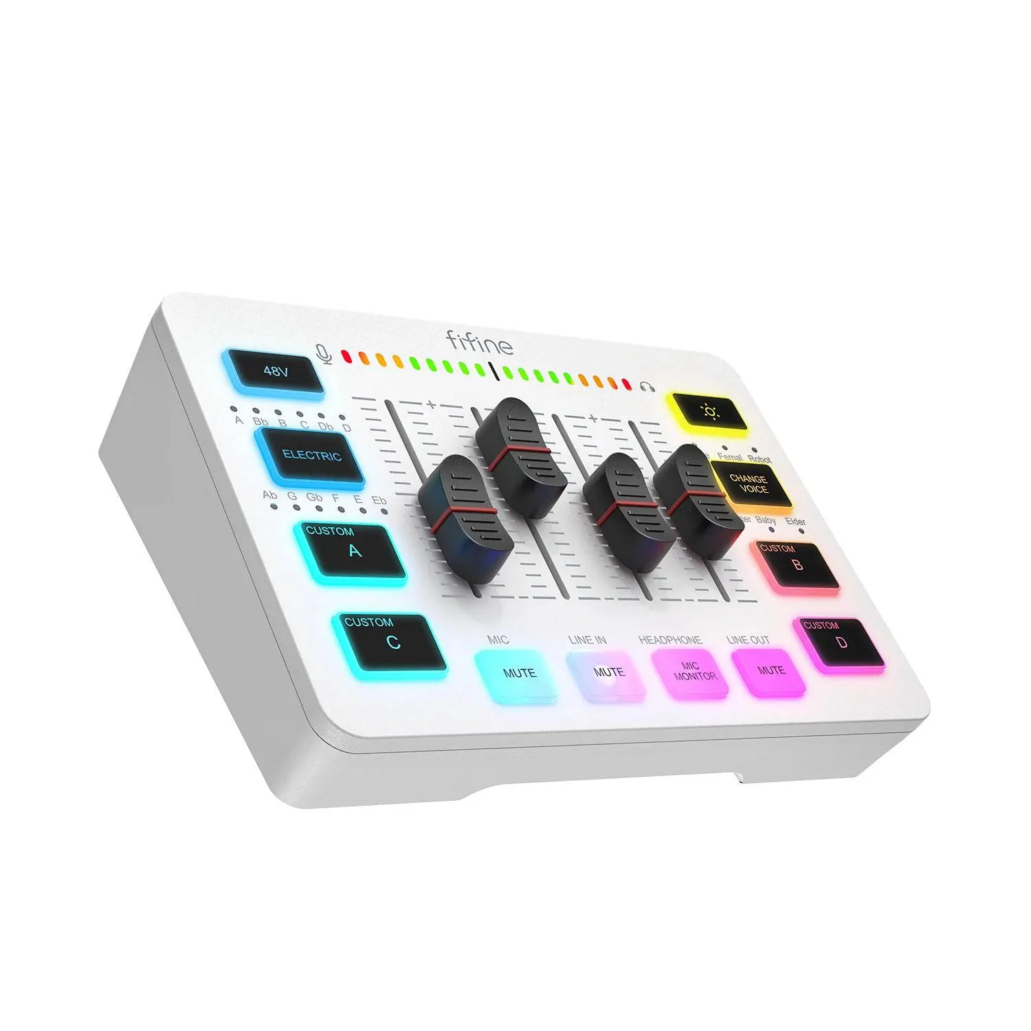 4-Channel RGB Mixer with XLR Microphone Interface