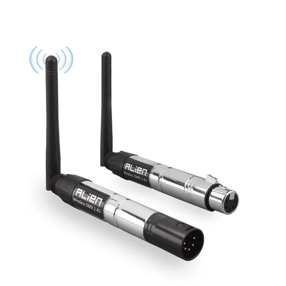 5 Pin Din Wireless 2.4g Ism Dmx 512 Transmitter Receiver Dfi Controller Xlr Dmx for Stage Dj Par Moving Head Laser Light
