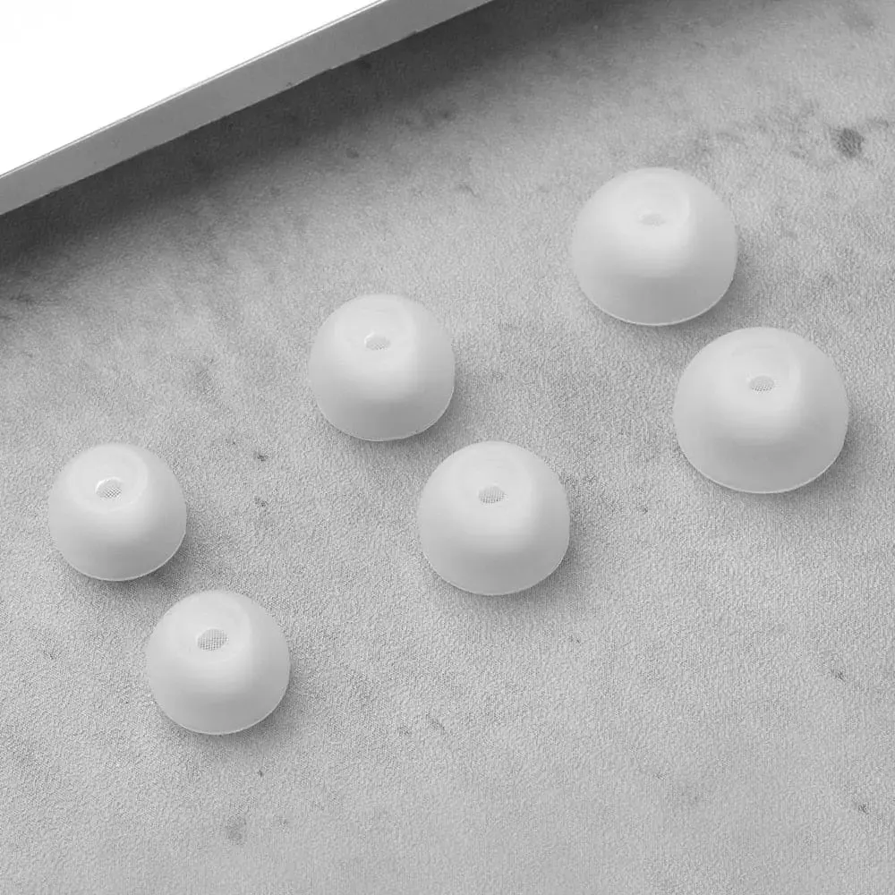 6pcs Dust Filter Silicone Ear Tips for Samsung Galaxy Buds 2 Tws for Beats Studio Buds Headphones