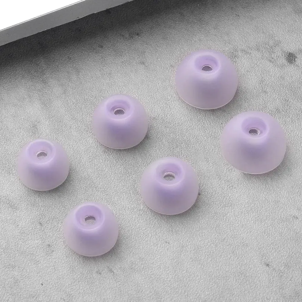 6pcs Dust Filter Silicone Ear Tips for Samsung Galaxy Buds 2 Tws for Beats Studio Buds Headphones