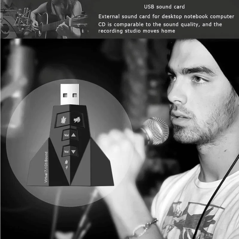 7.1 USB Virtual Channel Sound Adapter XF0292
