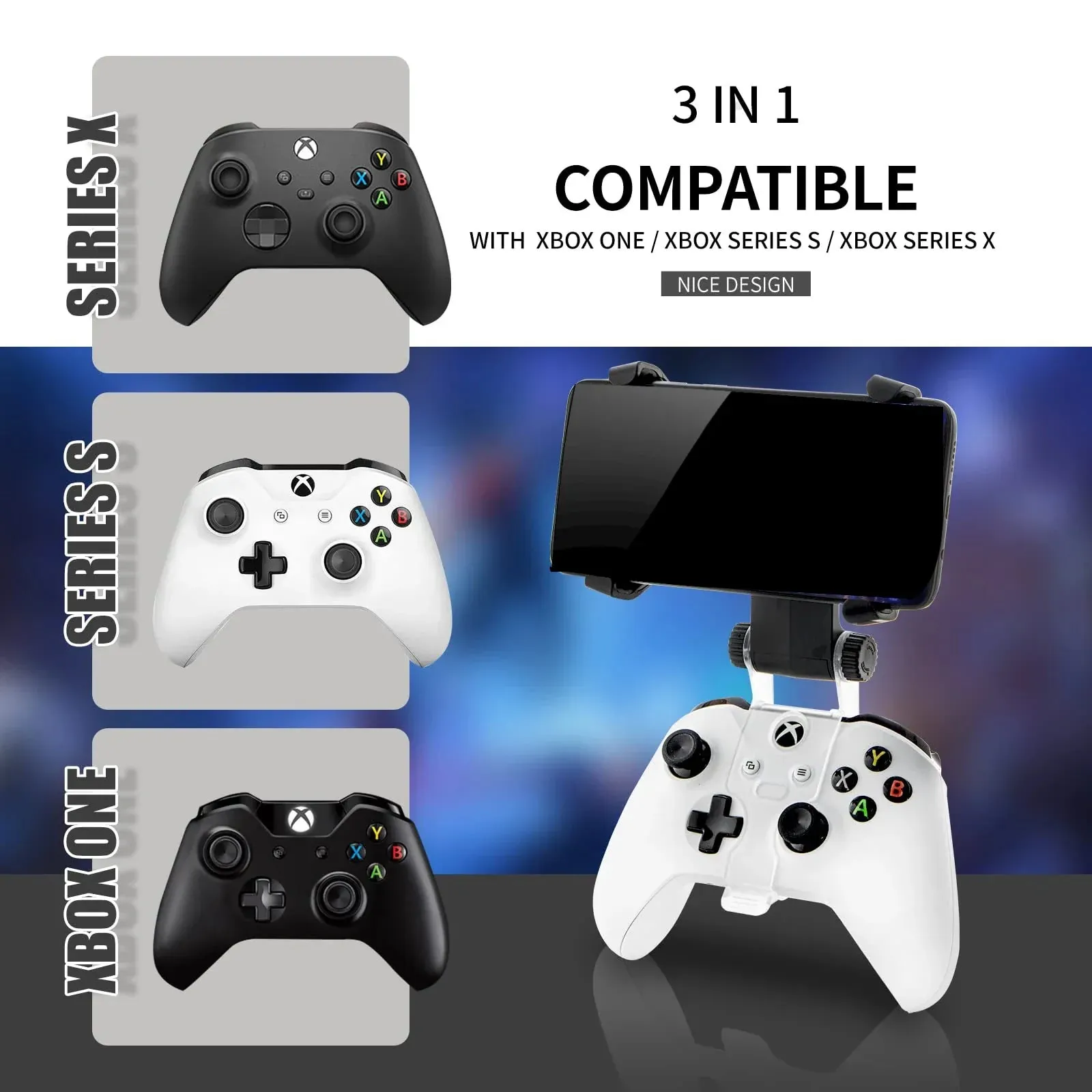 Adjustable Phone Mount for Xbox Controllers
