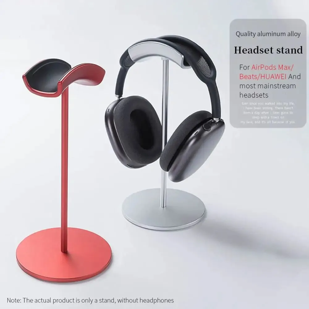 Aluminum Alloy Metal Headset Hanger Desktop Stand for Beats Huawei