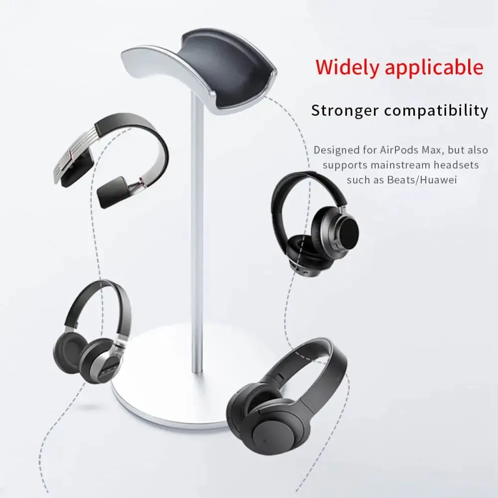 Aluminum Alloy Metal Headset Hanger Desktop Stand for Beats Huawei