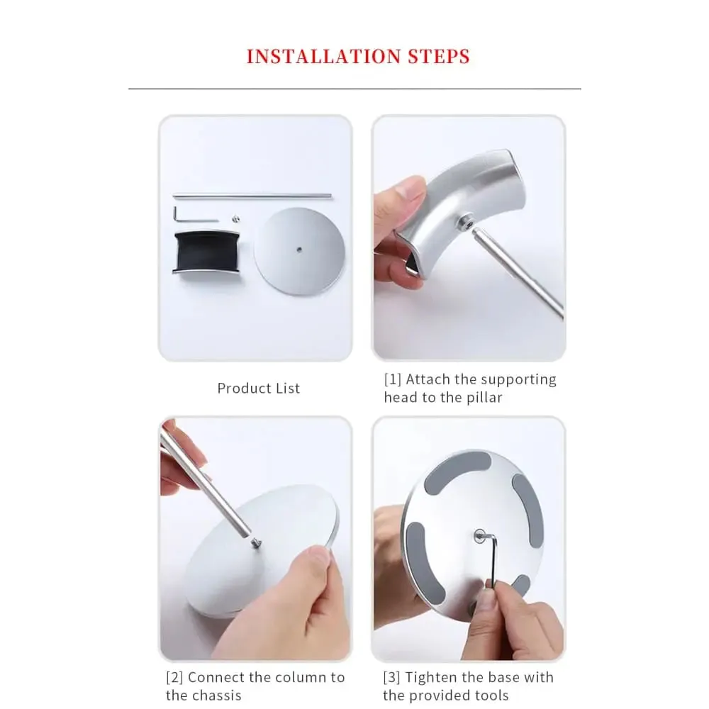 Aluminum Alloy Metal Headset Hanger Desktop Stand for Beats Huawei