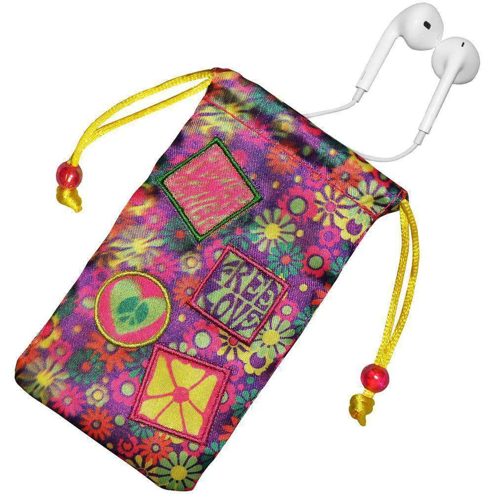 AMZER® Drawstring Pouch - 4.5 inch x 2.75 inch - pack of 5