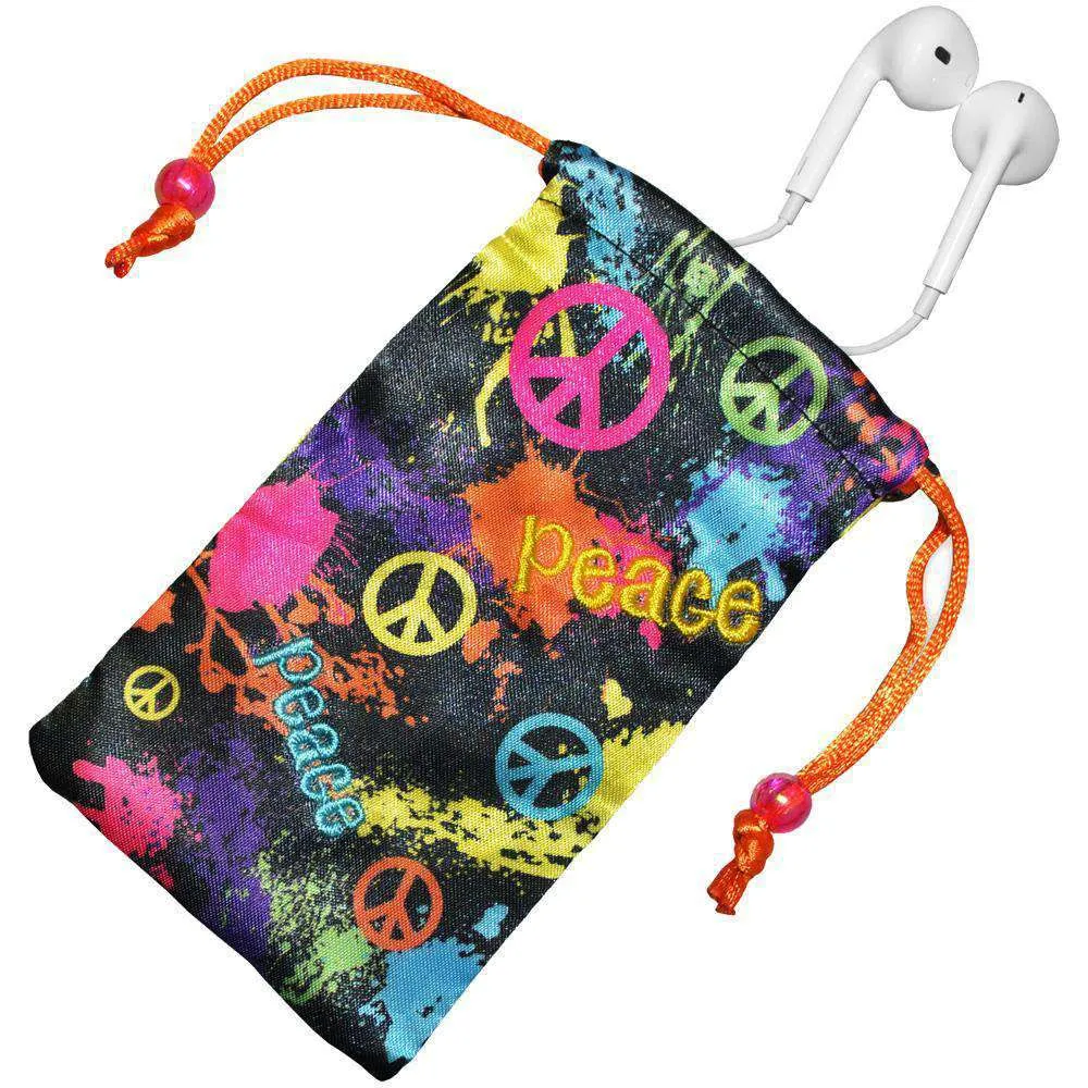 AMZER® Drawstring Pouch - 4.5 inch x 2.75 inch - pack of 5