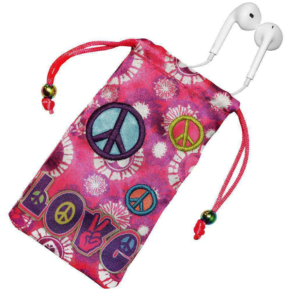 AMZER® Drawstring Pouch - 4.5 inch x 2.75 inch - pack of 5