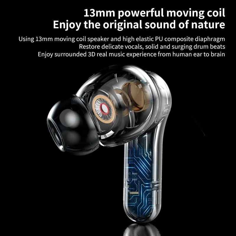 Anc Business Sports Tws Bluetooth Earphones with Charging Box - White