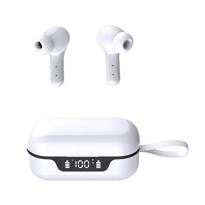Anc Business Sports Tws Bluetooth Earphones with Charging Box - White