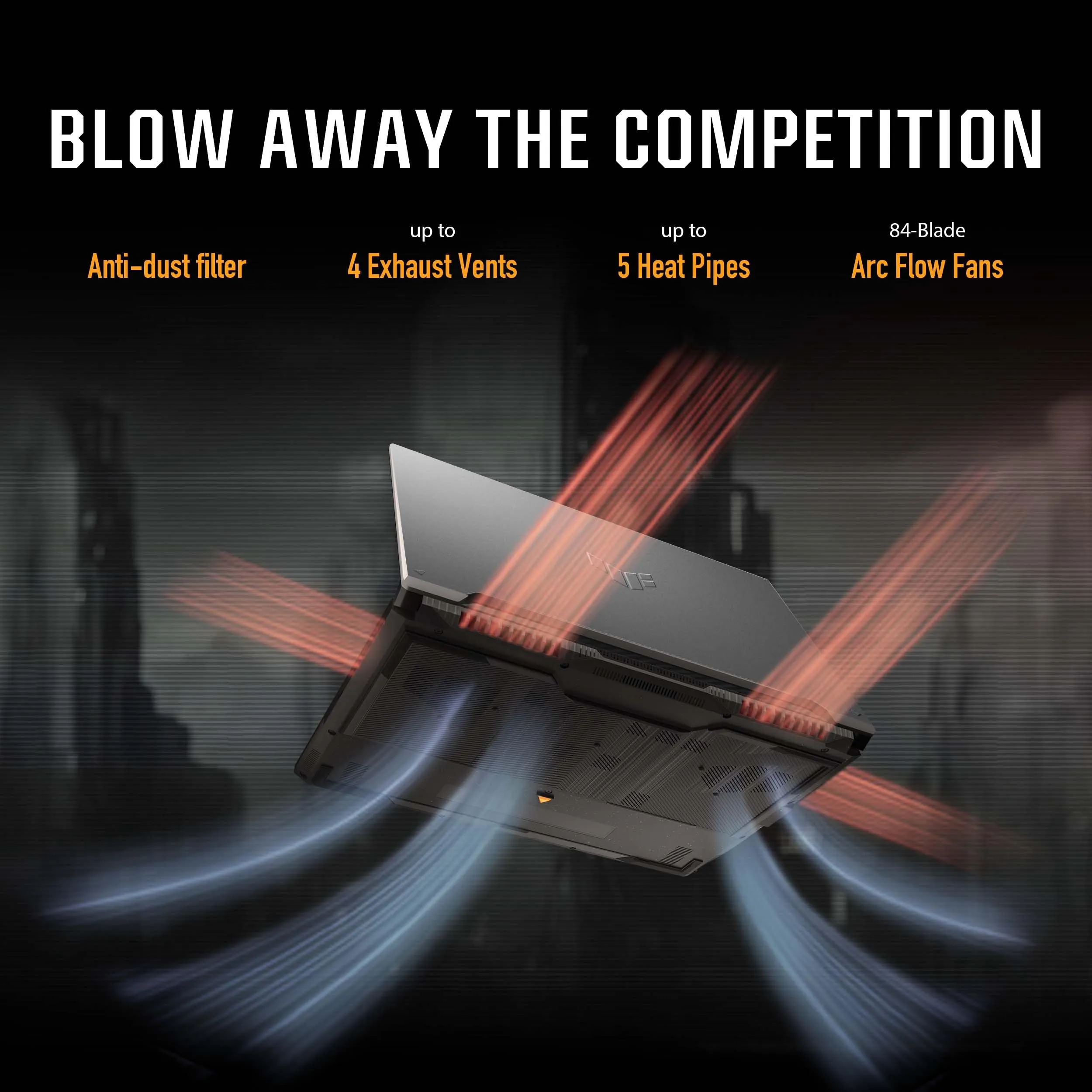 ASUS TUF Gaming A16 (2024) Gaming Laptop, 16 QHD  165Hz 16:10 Display, AMD Ryzen 9 7940HX, NVIDIA GeForce RTX 4070, 16GB DDR5, 1TB PCIe Gen4 SSD, Wi-Fi 6, Windows 11, FA607PI-AS94