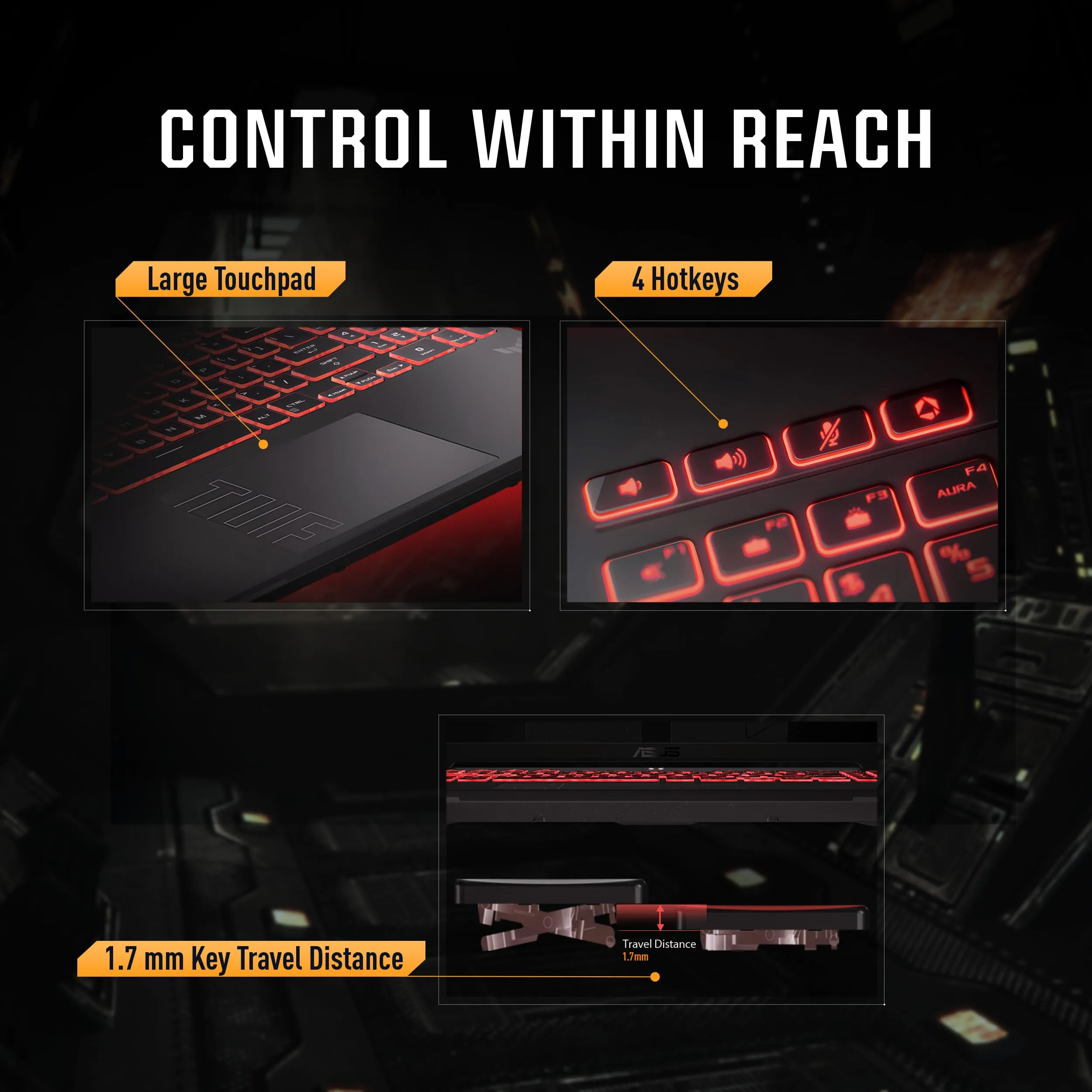 ASUS TUF Gaming A16 (2024) Gaming Laptop, 16 QHD  165Hz 16:10 Display, AMD Ryzen 9 7940HX, NVIDIA GeForce RTX 4070, 16GB DDR5, 1TB PCIe Gen4 SSD, Wi-Fi 6, Windows 11, FA607PI-AS94