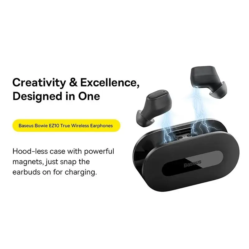 Baseus Bowie Ez10 Tws Bluetooth Earbuds Fast Charge Low Latency