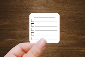 Blank Checkbox List Stickers for Planners, Journals, and Notebooks | To Do Remember To | Die Cut, Matte Finish