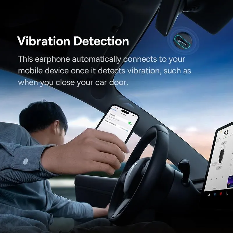 C-mic Series Cm10 Car Smart Single Sided Bluetooth Earphone