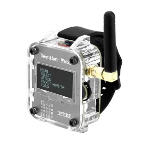 DSTIKE V3S Watch Deauther Rechargeable IoT Security Tester to Test WiFi Networks Deauther ESP8266