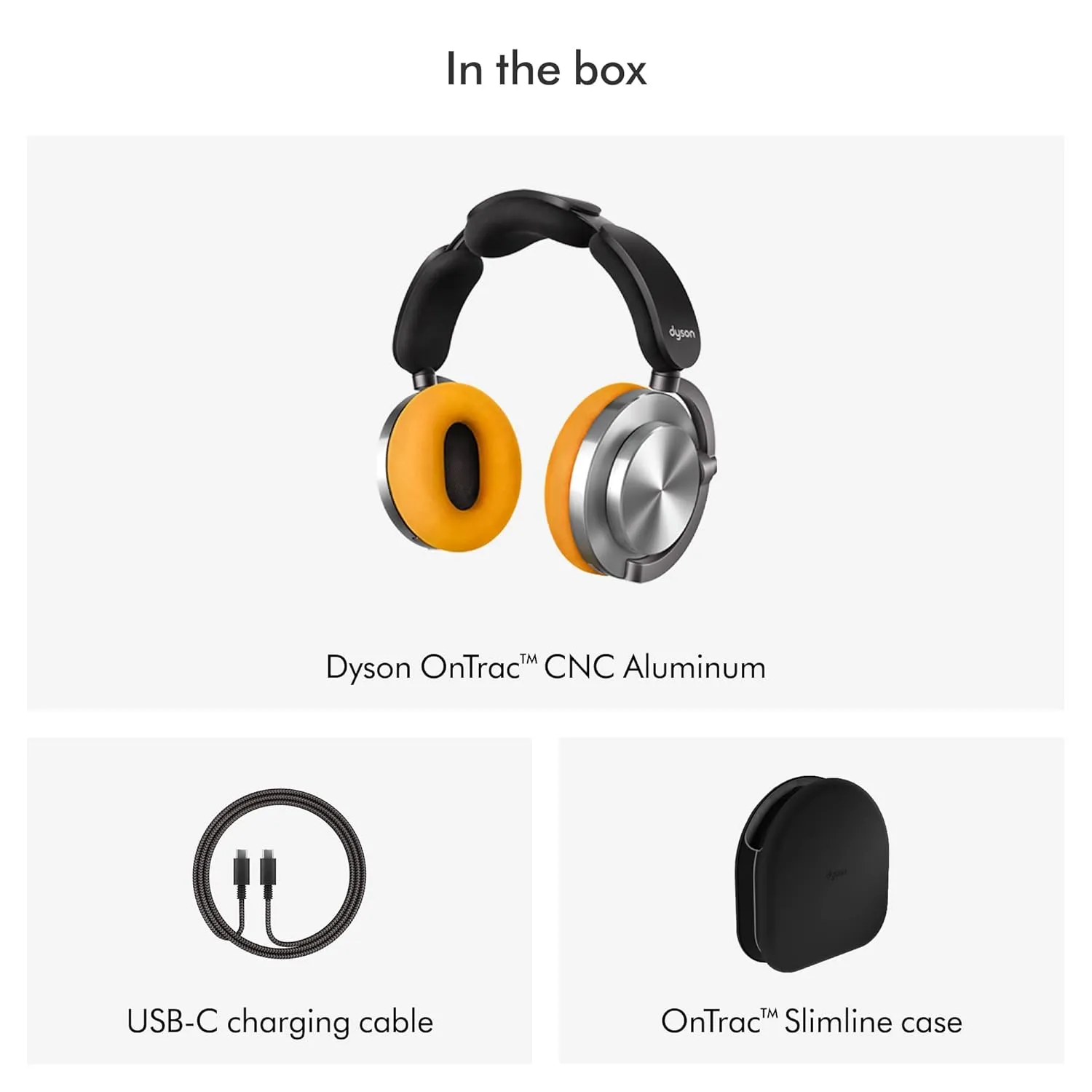 Dyson OnTrac Headphones Aluminium WP 02 CNC ALU