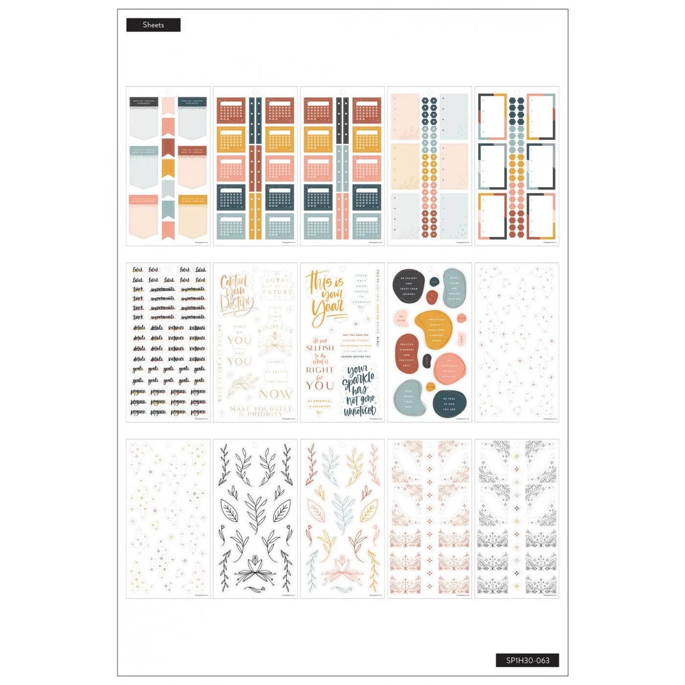 Happy Planner Good Habits Sticker Book Value Pack