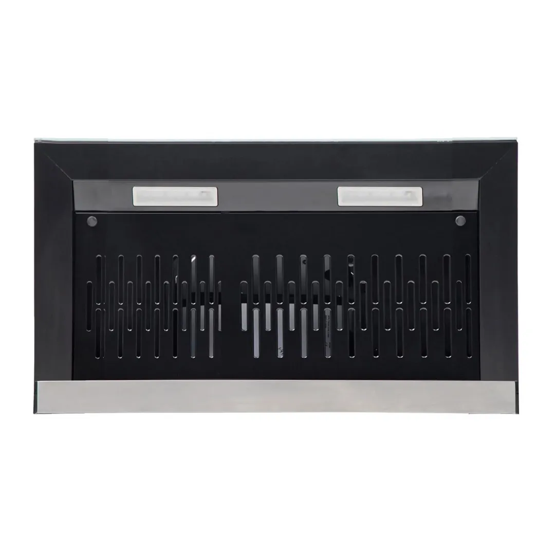 HOOD CYGNUS IN 3D HC SC FL BK 75 Wall Mounted Black Chimney