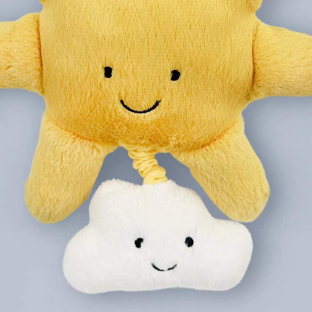Jellycat Amuseable Sun Musical Pull with Hello Sun Fabric Book