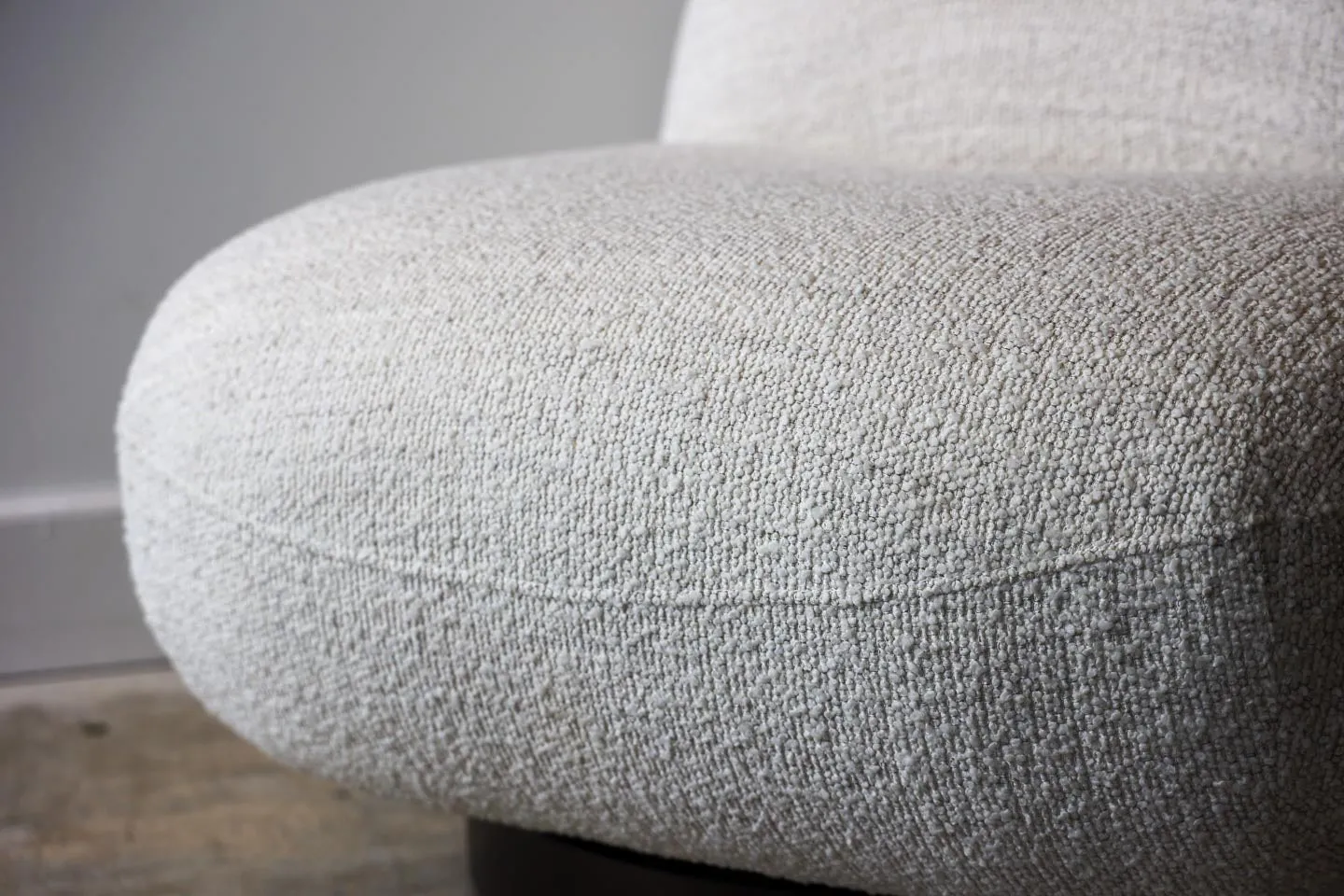 Kelsy Boucle Performance Fabric Swivel Chair