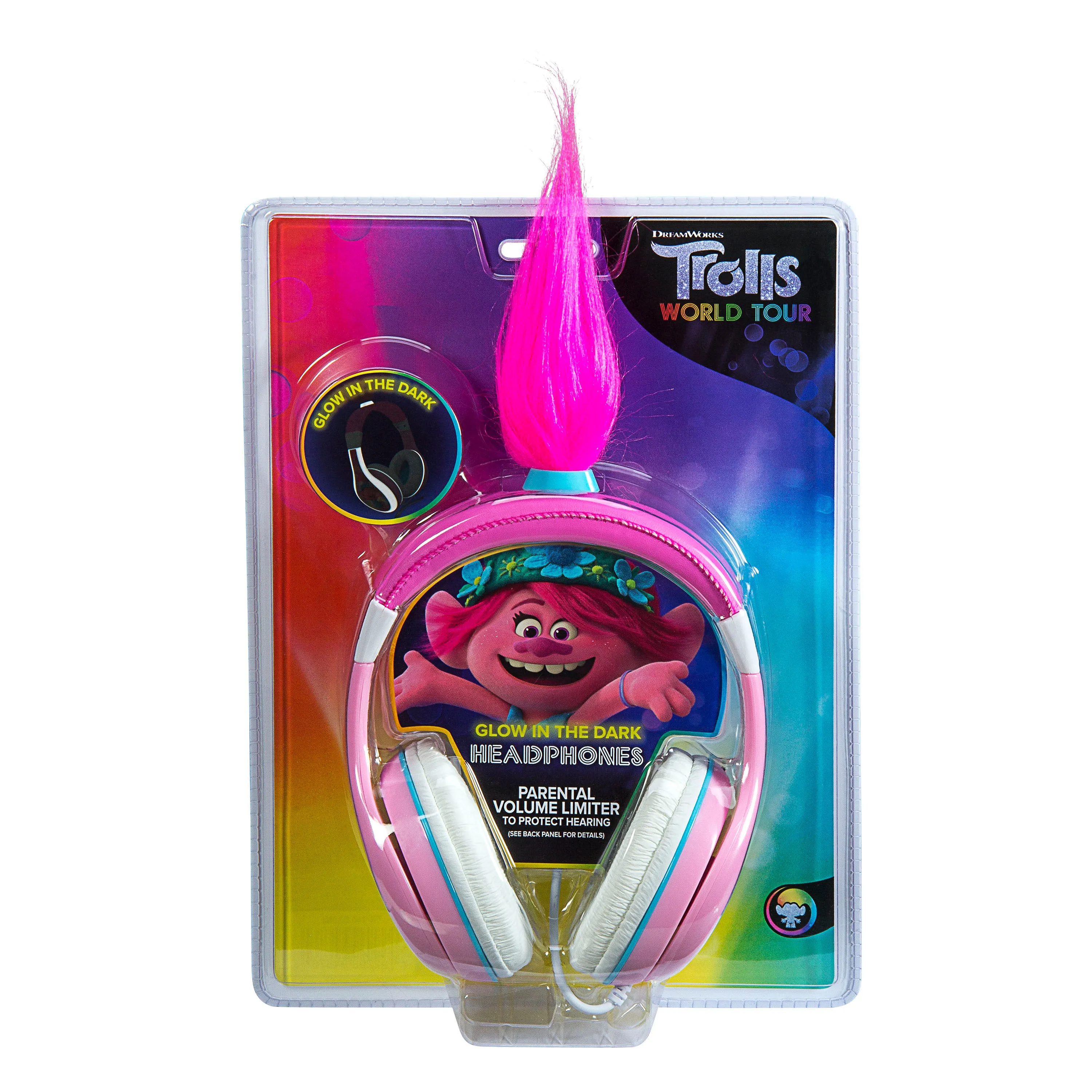 KIDdesigns Trolls World Tour Poppy Wired Headphones