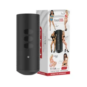 Kiiroo Titan The Experience Interactive Vibrating Stroker Black