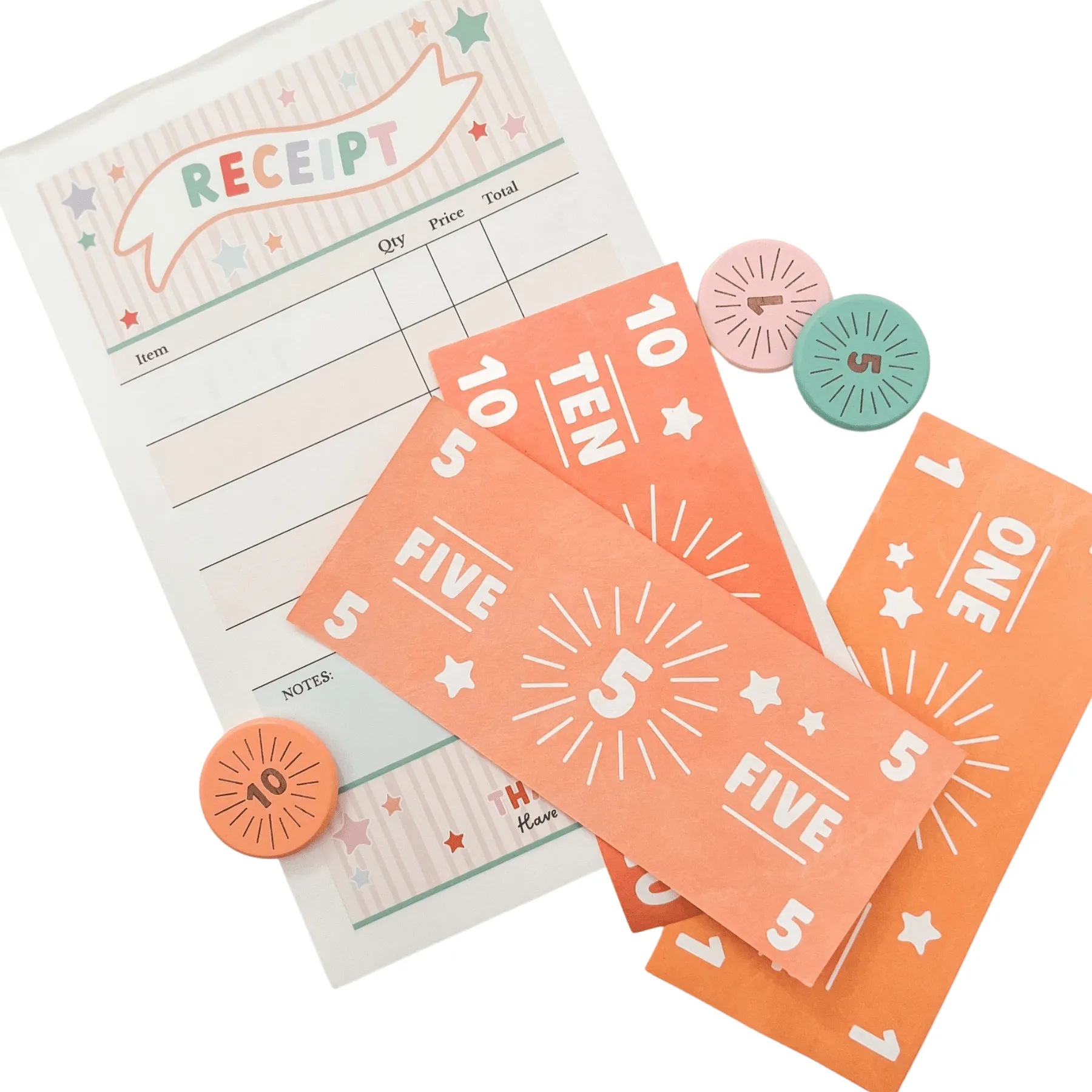 MagicPlaybook - Pretend Play Money Set
