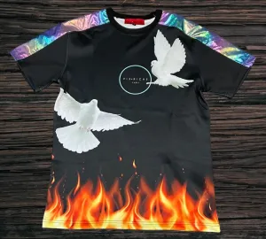 Men VIE RICHE VR Fire Bird T-Shirt