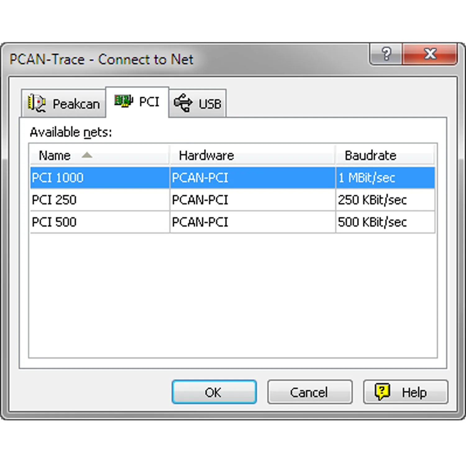 PCAN Trace and Data Logger Software