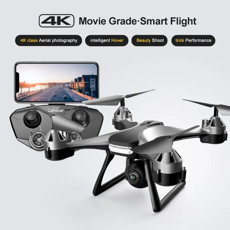 Remote Control Drone Helicopter With 4K HD Professional Dual Camera