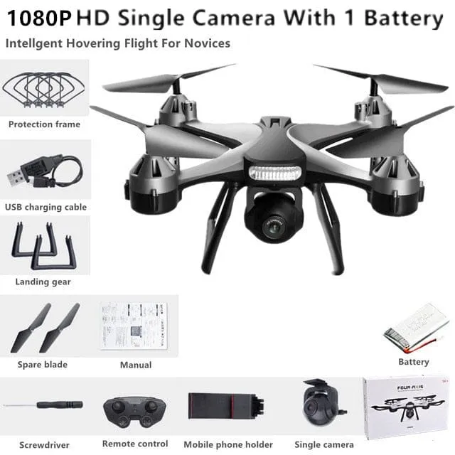 Remote Control Drone Helicopter With 4K HD Professional Dual Camera