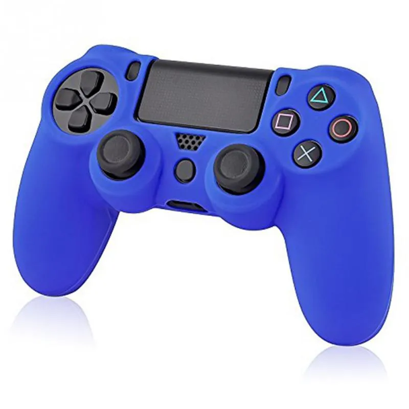 Silicone case cover for PS4 Controllers Flexible Silicone Protective Skin for Sony PS4 Game Controller