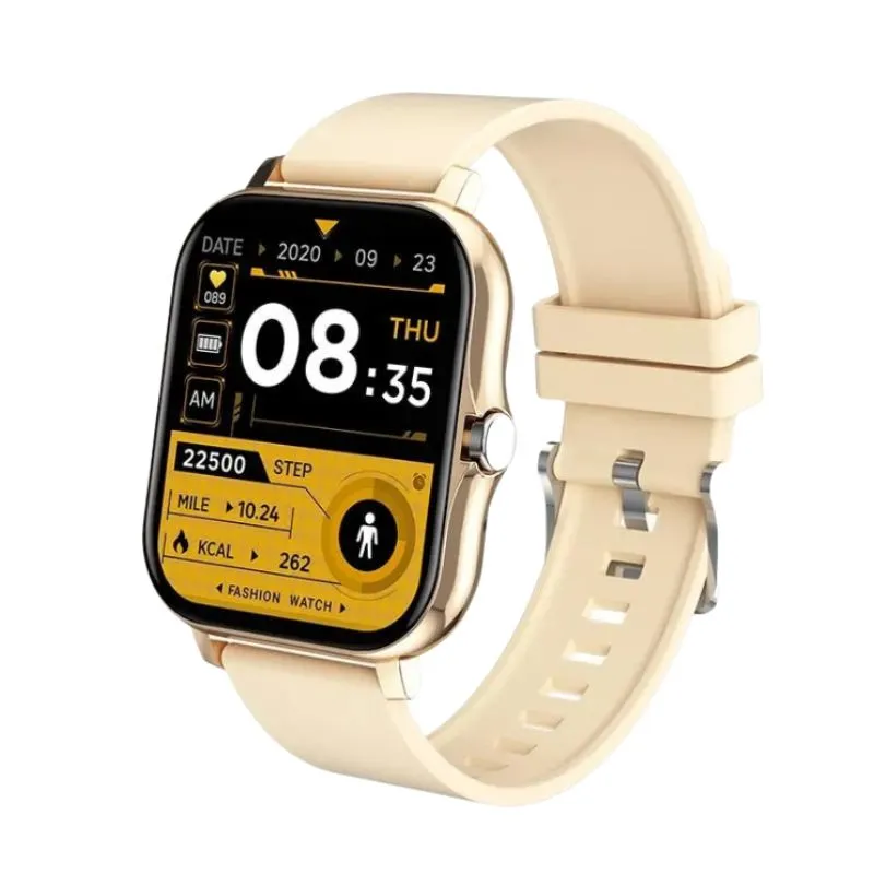 Smart Watch For Men & Women HR & BP Monitor, Daily Fitness Tracker, Full Touch Screen 8 Sports Modes