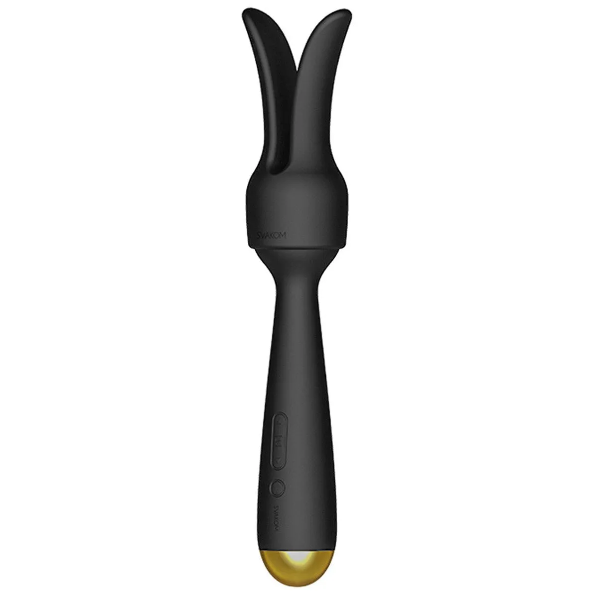 SVAKOM Emma Neo Interactive Heated Massage Wand Vibrator (App, Video & Webcam Interactive Control) - Black