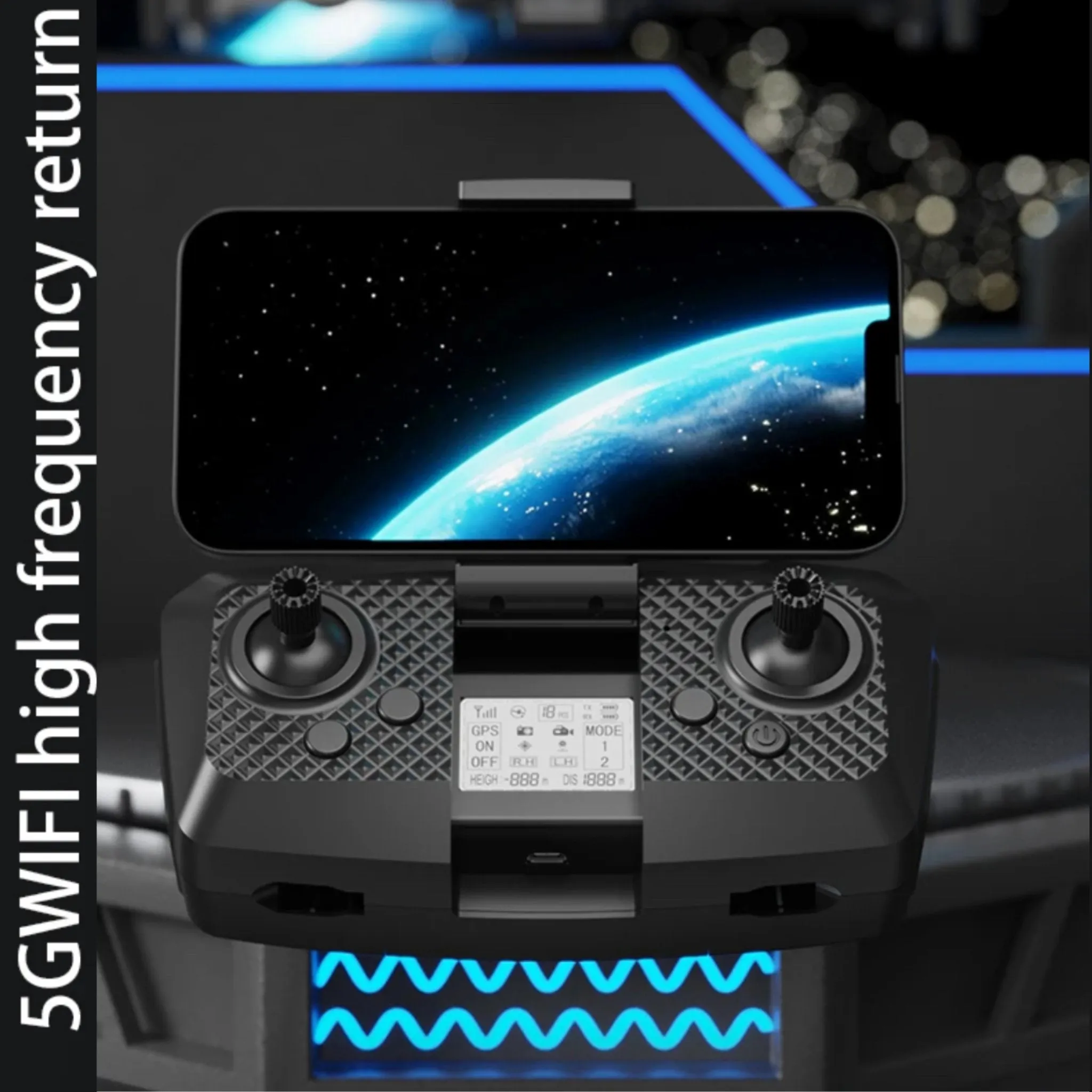 TUTT AE8 EVO 8K Professional GPS 5G Drone with Dual HD Camera 360 Optical Flow Laser Obstacle Avoidance 3-Axis Mechanical Gimbal & EIS Stabilization Intelligent Modes Brushless 2* Batteries 335gr
