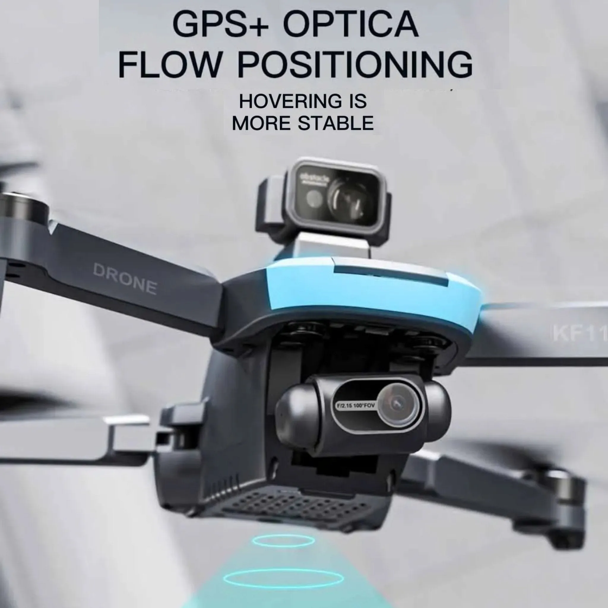TUTT KF110 Professional 5G MINI Drone Dual 4K Cameras Optical Flow Mechanical   EIS Stabilization 226g Brushless Motor Laser Obstacle Avoidance Follow/Orbit/Waypoint Modes 2* Batteries