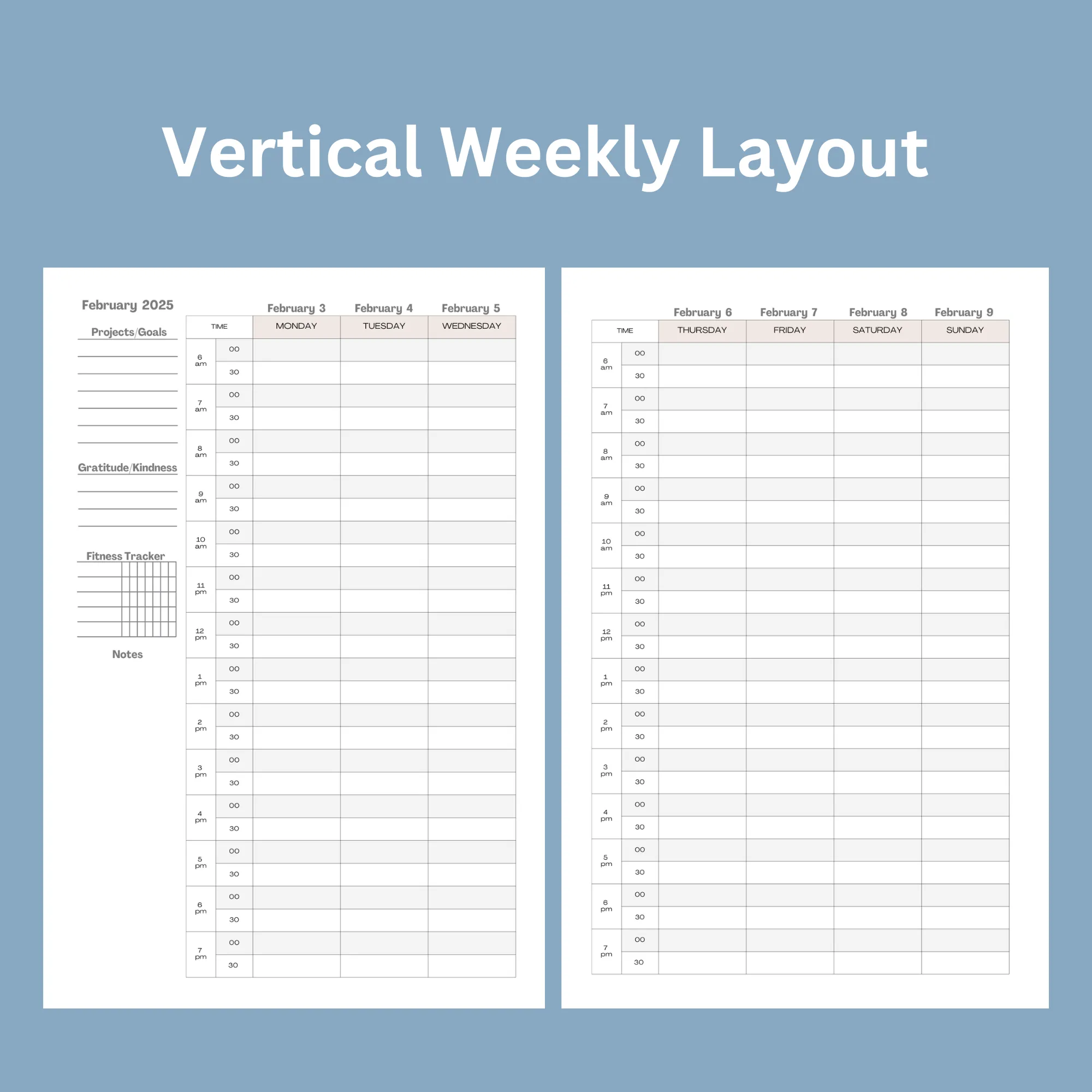 ULTIMATE WEEKLY DUO Planner 2025:  Lorax