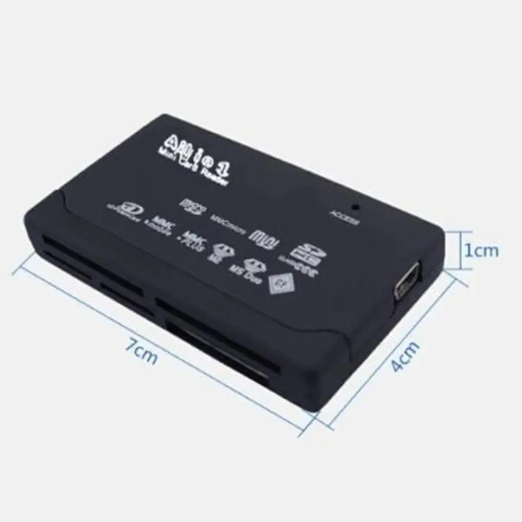 USB 2.0 SD Card Reader All In One Adapter Support TF CF SD Mini SD HD MMC MS XD by elenxs