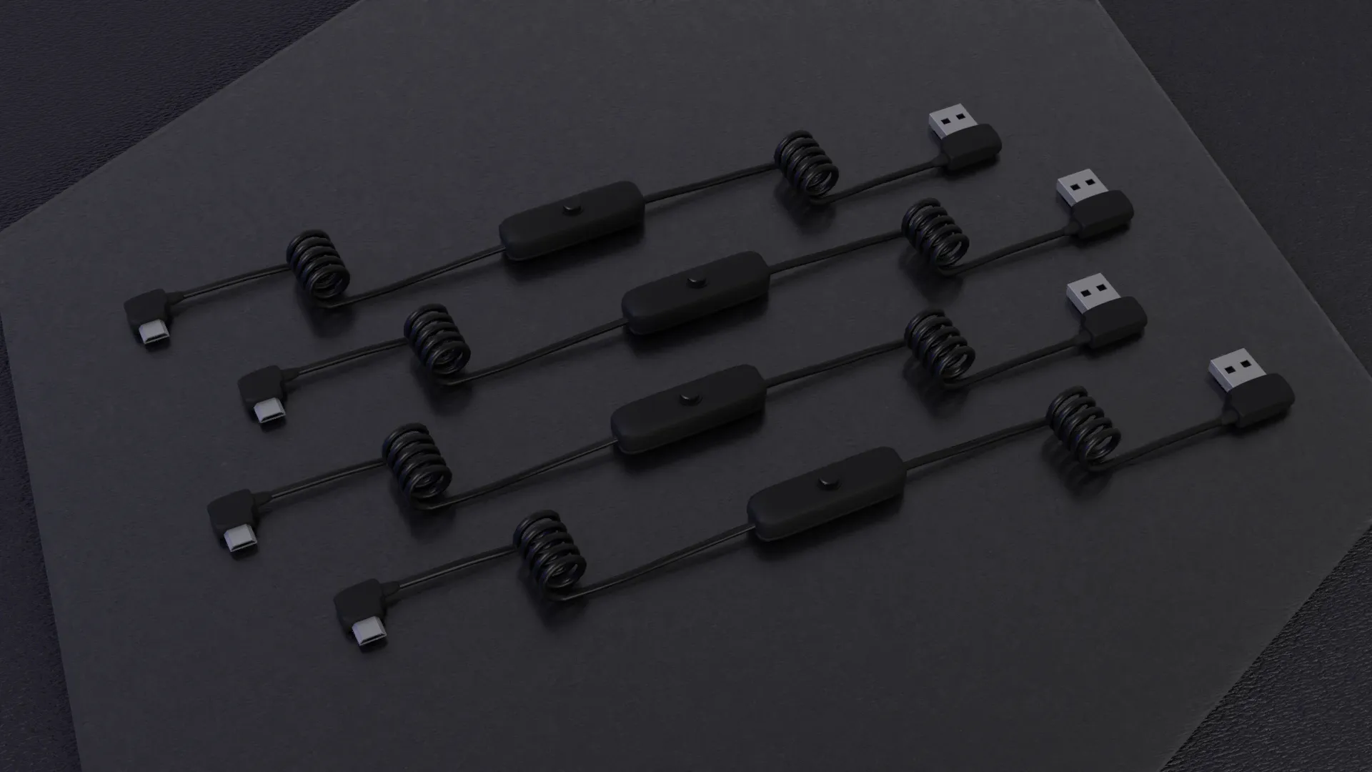 USB A to Micro USB Switch Cable (4 pack)