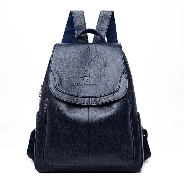 Women Leather Backpack